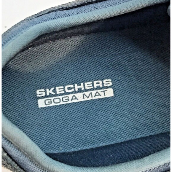 Skechers Go Walk GoGa Mat Slip On Shoes Women's 9 Blue Stretch Low Top Sneakers - Picture 12 of 13
